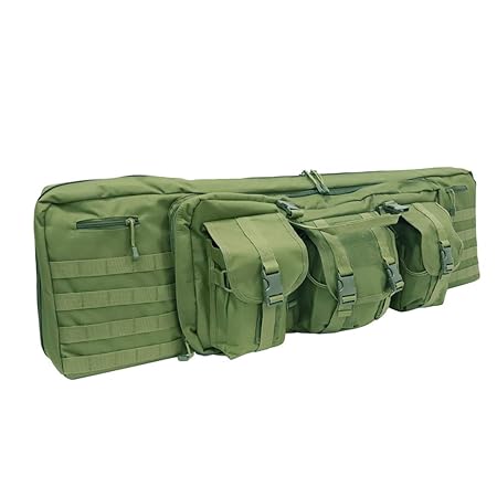 LUVODI Waffentasche Gun Bag Futteral Gewehrtasche mit Doppelfach & 3 Große Zubehör Beutel 100 X 30 cm