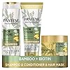 Pantene-Grow-Strong-Shampoo-and-Conditioner-Set-for-Up-to-96-Percent-Less-Hair-Loss-with-Bamboo-and-Biotin-Hair-Growth-Shampoo-Hair-Conditioner-and-Keratin-Treatment-Hair-Mask-for-Dry-Damaged-Hair Pantene Grow Strong Shampoo and Conditioner Set + Keratin Hair Mask Helps Reduce Hair Loss, Shampoo, Hair Conditioner…