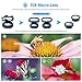 Phone Camera Lens for Vlog, 5 in 1 Cell Phone Lens Kit, Macro Lens, Wide Angle Lens, Fisheye Lens, CPL, Starburst Lens for iPhone X 8 7 Plus, Samsung, Smartphones(New Old Package Randomly Sent)
