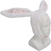 Semme Plush Bunny Ears Hood - Easter Bunny Hat for Cosplay, Halloween Party, Christmas Gift