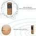 Heiyo Wireless Door Chime Wood Grain Series-1 Remote Button and 1 Plugin Receivers with Operating at 600-feet/52 MP3 Melodies/ 4-Level Volume for Home/Office/Stores or Other
