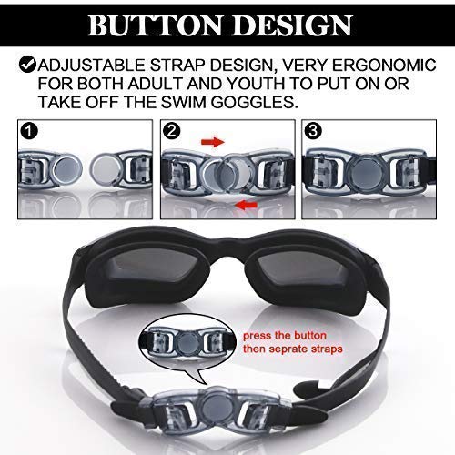 BOCCA Swim Goggles (Black)