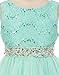Dreamer P Sleeveless Sequins Rhinestones Tulle Pageant Flower Girl Dress