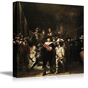 The Night Watch (Nachtwacht) by Rembrandt - Canvas Print