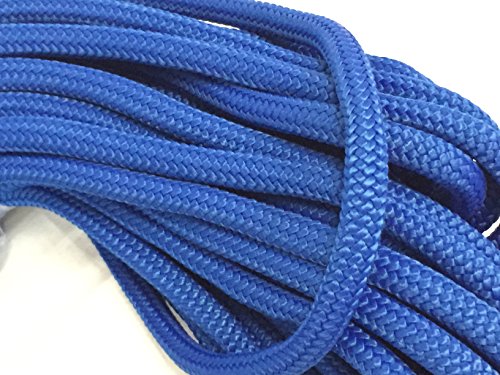 12-X-150-Blue-Double-Braided-Nylon-Rope 12-X-150-Blue-Double-Braided-Nylon-Rope