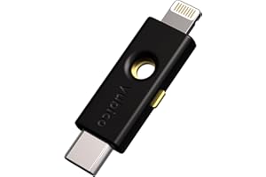 Yubico - YubiKey 5Ci - Two-Factor authentication Security Key for Android/PC/iPhone, Dual connectors for Lighting/USB-C - FIDO Certified