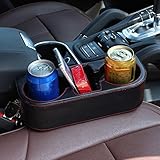 Binmer(TM) Black 2 Cup Holder Drink Beverage Seat wedge Car Auto Truck Universal Mount