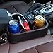 Binmer(TM) Black 2 Cup Holder Drink Beverage Seat wedge Car Auto Truck Universal Mount