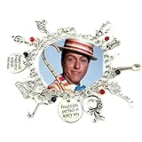 Mary Poppins Movie Silver Tone Multiple Charms Bracelet w/Gift Box by Superheroes
