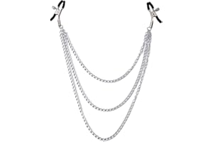 Body Chain Stainless Steel Adjustable Body Clamps Body Ring Non-Piercing for Women Faux Body Jewelry
