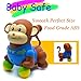 BigNoseDeer Dancing Singing Monkey Musical Toys-For Baby Toddler 5.3 inch Walking Sound Monkey baby gifts