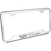 Au-Tomotive Gold, Plate Frame for Cadillac New Logo Stainless Steel Chrome | Au-Tomotive Gold, Plate Frame for Cadillac New Logo Stainless Steel Chrome