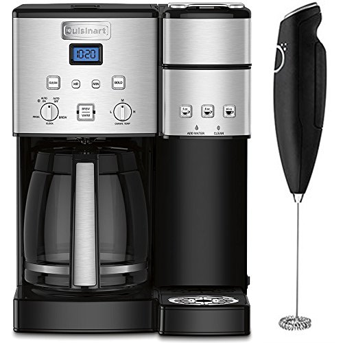 Cuisinart 12Cup Coffee Maker and SingleServe Brewer Stainless Steel