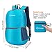 ZOMAKE Ultra Lightweight Hiking Backpack 20L, Packable Small Backpacks Water Resistant Daypack for Women Men(Light Blue)