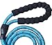 2 Packs 5 FT Strong Rope Dog Leash with Comfortable Padded Handle and Highly Reflective Threads for Small Medium Large Dogs