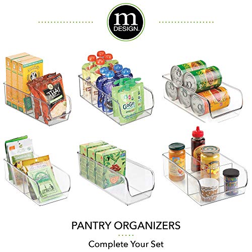 4 mDesign+Plastic+Kitchen+Storage+Organizer