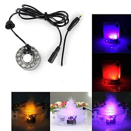 Realshopee Humidifier Mist Maker Fogger Water Fountain Pond Atomizer Air Humidifier with AC