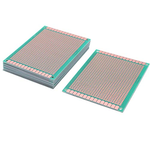 Sscon 10pcs 7x9cm Single Sided Prototype PCB Universal Printed Circuit Board for DIY Soldering