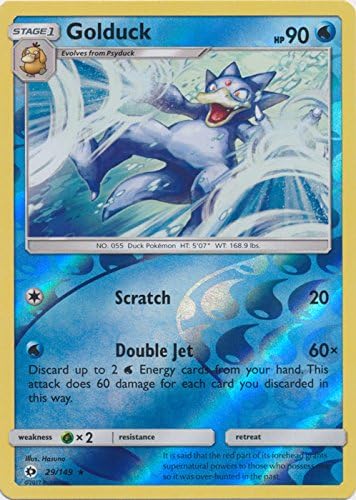 1x Golduck Pokemon Xy Breakpoint 17 122 Rare Pokemon Sealed Booster Packs