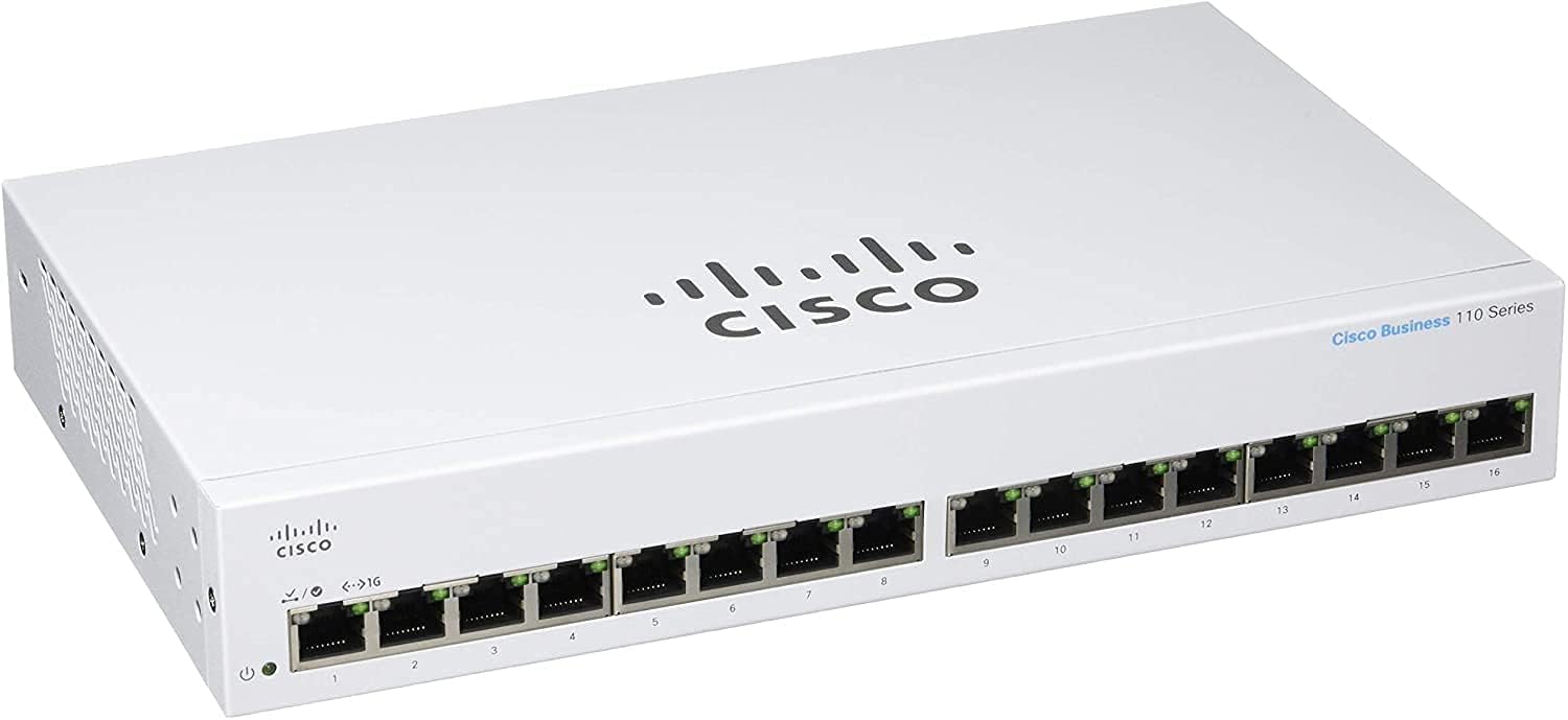 Cisco Business CBS110-16T Unmanaged Switch | 16
