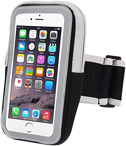 YoungPower Cell Phone Armband,Multifunctional Outdoor Sports Armbag Pouch Running Armbands Gym Wrist Bag Touchscreen Sleeve Key Holder & Card Slot Wallet Case Arm Band for iphoneX 7Plus 6Plus (Black)