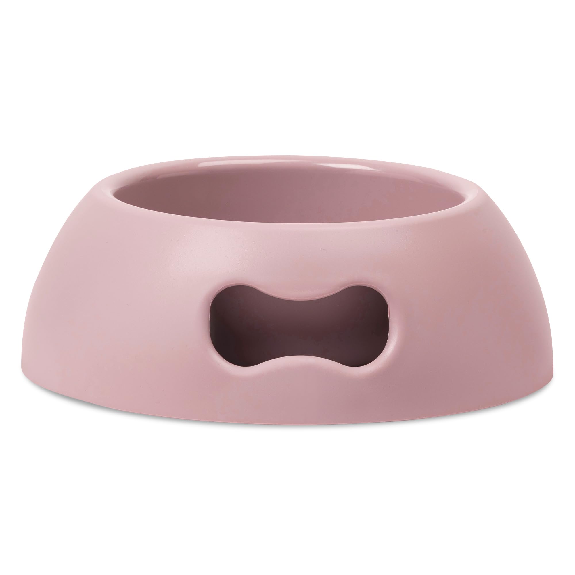 United Pets Pappy Medium Dog Bowl, EcoFriendly, Italian Design, Made in Italy, Pink, Dog Bowl for Medium Dogs, Capacity 1100ml (39 oz)