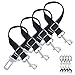 Dog Seatbelt - Adjustable Durable Nylon Car Vehicle Safety Pet Seat Belt Harness Leash For Dogs and Cats Traveling Bundle With Mini Bell