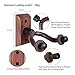 3 Pack Guitar Wall Mount, Neboic Hard Wood Guitar Wall Hanger, Black Walnut Guitar Hook, Guitar Accessories for Acoustic Electric Bass Ukulele Guitar Holder, Stand