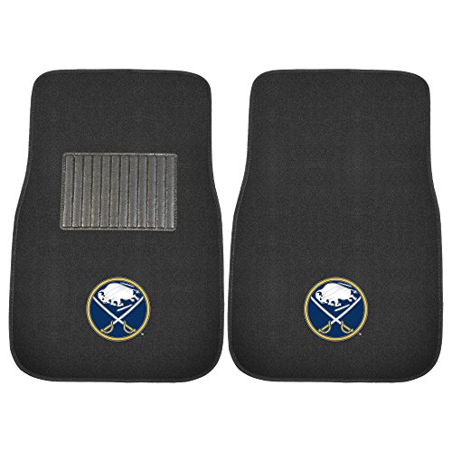 FANMATS 17616 NHL Buffalo Sabres 2-Piece Embroidered Car Mat
