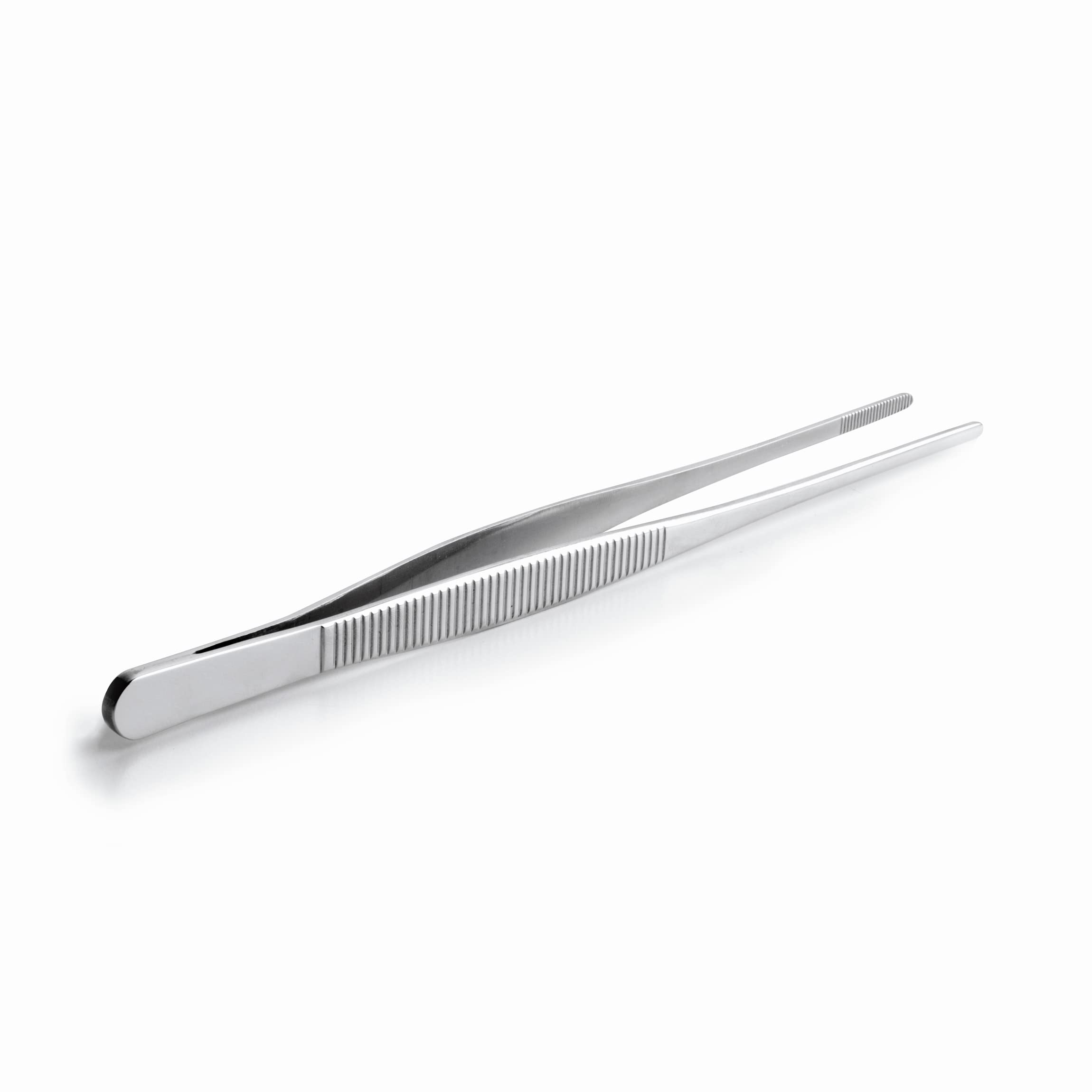 Lacor 62955 Straight Precision Tong, 15.5 cm, Silver