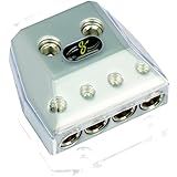 Stinger SHD21 HPM Series Power or Ground Distribution Block with Satin Chrome Finish