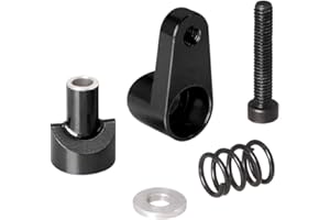 XinGeeek RC 20T Aluminum Servo Arm for Arrma 1/18 Granite Grom/1/18 Typhon Grom/ 1/14 Mini Mojave Grom RC Car (Black)