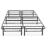 Olee Sleep 14 Inch Metal Platform Foundation Bed Frame 14BF01F