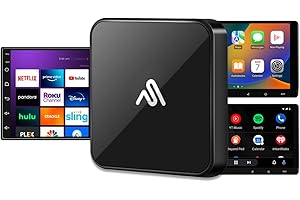 AUTOSKY CarPlay TV Adapter - Convert Any Wired CarPlay to Wireless CarPlay - Plug in a TV Stick to Stream Netflix, YouTube, and More Right from Your car’s infotainment Screen