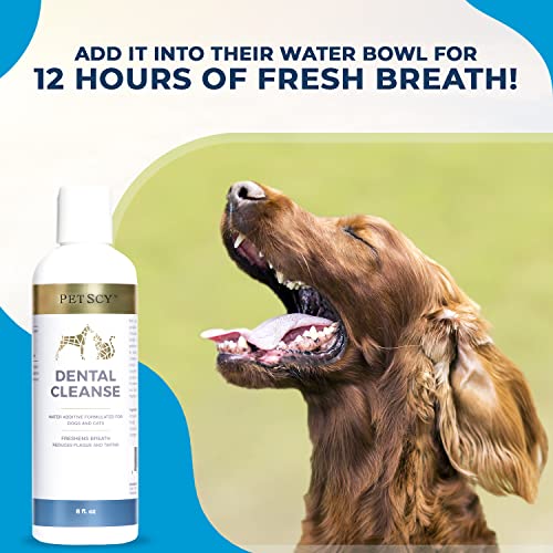 Petscy Dental Cleanse, AllNatural Cat & Dog Tartar Remover for Teeth