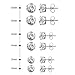 Besjewel Stud Earrings Set 3mm-5mm Hypoallergenic Surgical Stainless Steel Earings For Women, 6 pairs