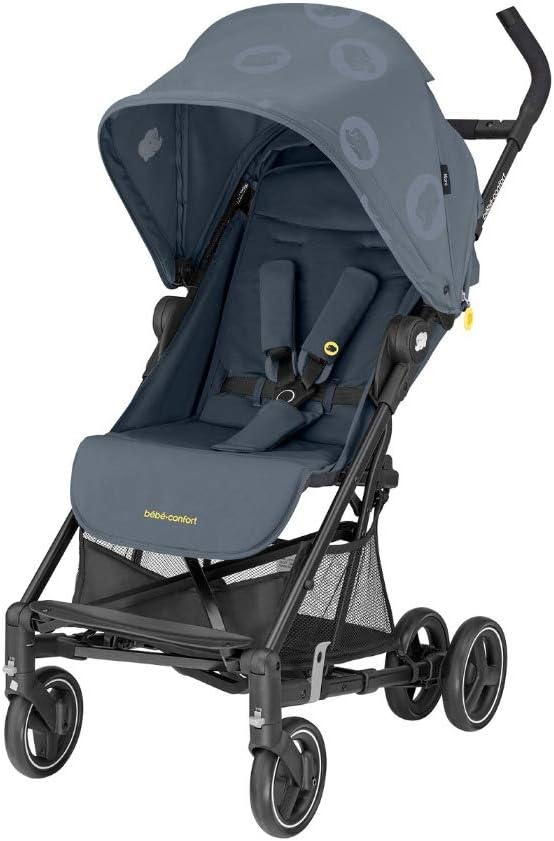 Bébé Confort Mara - Cochecito ligero y compacto, reclinable hasta la posición Nanna, plegable con una sola mano, homologado hasta 22 kg, Brave Graphite: Amazon.es: Bebé