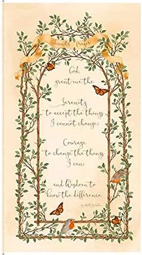 Serenity Prayer 24"x42" Panel by Quilting Treasures