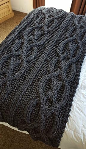 Luxury Oversized Cable Knit Blanket- Ready To Ship!