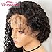 Persephone Pre Plucked 360 Lace Frontal Wig 150 Density Curly Brazilian Remy Full 360 Lace Human Hair Wigs with Baby Hair 360 Wig Human Hair for Black Women 16 Inch Natural Color
