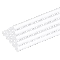 MECCANIXITY 120pcs Acrylic Round Rods 5/64" x