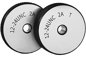 1SET(1*GO+1*NOGO) Non-Standard Fine Thread Ring Gauge Accuracy 2A UNC UNF UNEF UNS(1/4-36UNEF 2A)