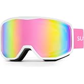Supertrip Anti-Fog Ski Goggles for Women Men Youth Adlut | Windproof UV Protection Snow Goggles Snowboard Goggles for Skiing, Snowboarding, Snowmobile, Hiking