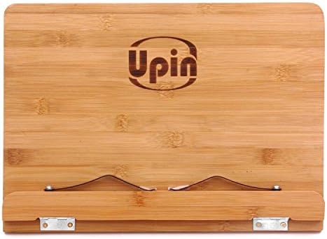 Upin BamBoo Reading Rest Cook Book Document Stand Holder Bookrest