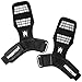 Meister Elite Leather Weight Lifting Grips w/ Gel Padding (Pair)