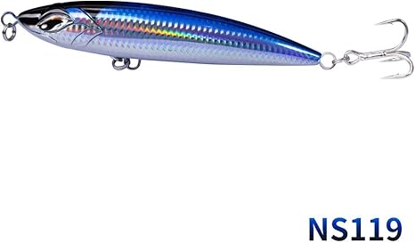 Amazon Co Jp Kangfang Fishing 海釣りルアースティックベイトペンシルルアートップウォーター160mm 58g 190mm 86gポッパーフィッシングソルトウォータースティックベイト 色 Ns119 サイズ 190mm 86g Top Water ホーム キッチン
