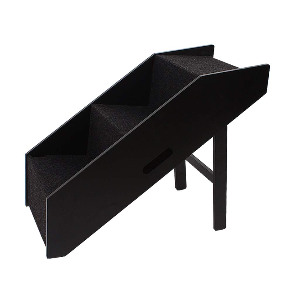 B07qmk1jmw 最高のペット用品 Wzhijun 木材 三段猫 犬取り外し可能 洗える ベッドの上で寝るペット ステップ 福袋セール