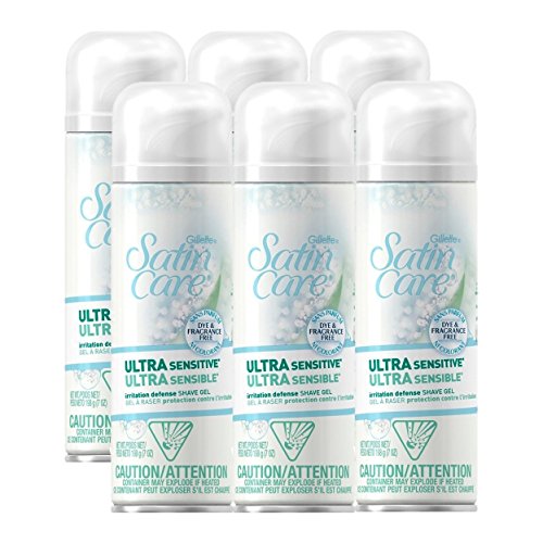 Satin Care Ultra Sensitive Women's Shave Gel 7 Oz