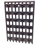 Lego Parts: Door 1 x 8 x 12 Castle Gate - Portcullis (Pearl Dark Gray)