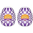 TENGA Disposable, One-Time Use Easy Beat Egg Male Portable Pleasure Device, Mesh (Pack of 2)